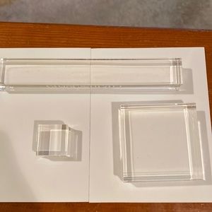 Blocks to be used with acrylic stamps from close to my heart